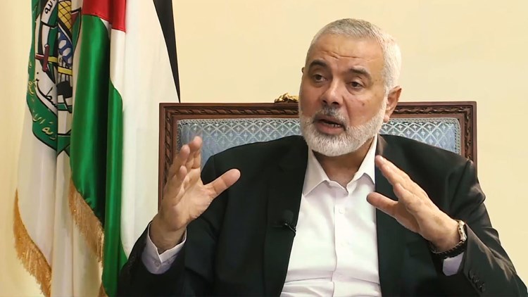 Le chef du bureau politique du Hamas Ismail Haniyeh